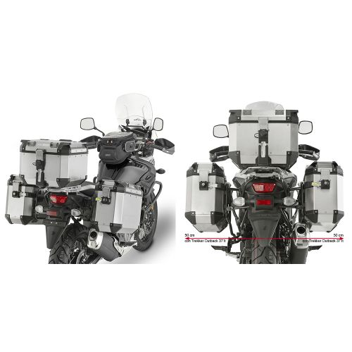 GIVI PL3112CAM Portavaligie laterale per valigie MONOKEY CAM-SIDE Trekker Outback per SUZUKI DL 650 V-STROM 2017 / 2023