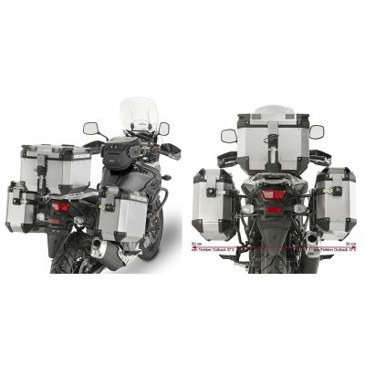 GIVI PL3112CAM Portavaligie laterale per valigie MONOKEY CAM-SIDE Trekker Outback per SUZUKI DL 650 V-STROM 2017 / 2023