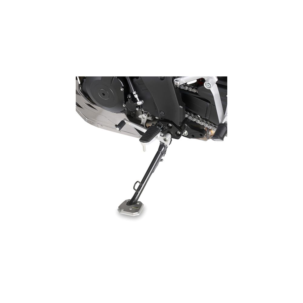 GIVI Supporto per allargare superficie appoggio cavalletto laterale originale per SUZUKI V-STROM 1000 / 1050 / XT 2014 / 2023