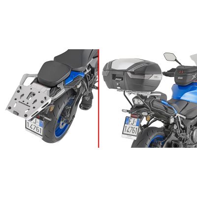 GIVI SRA3128 Attacco posteriore in alluminio anodizzato per bauletto MONOKEY per SUZUKI GSX-S 1000 GX 2024