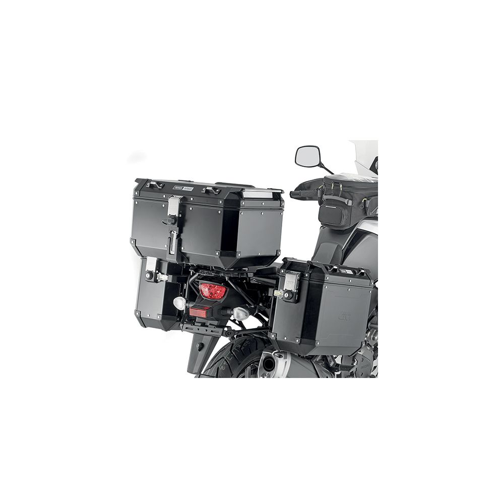 GIVI Portavaligie laterale PL ONE-FIT per valigie MONOKEY CAM-SIDE Trekker Outback per SUZUKI V-STROM 1050 / XT / DE 2020/23