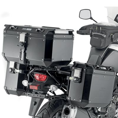 GIVI Portavaligie laterale PL ONE-FIT per valigie MONOKEY CAM-SIDE Trekker Outback per SUZUKI V-STROM 1050 / XT / DE 2020/23