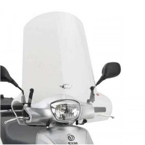 GIVI 7053A Parabrezza trasparente con attacchi per SYM symphony s 50-125-150-151 2009 / 2020