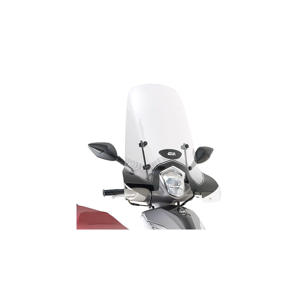 GIVI 7067A Parabrezza trasparente con attacchi per SYM symphony st 50-125-200 2021 / 2023