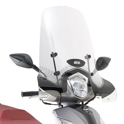 GIVI 7067A Parabrezza trasparente con attacchi per SYM symphony st 50-125-200 2021 / 2023