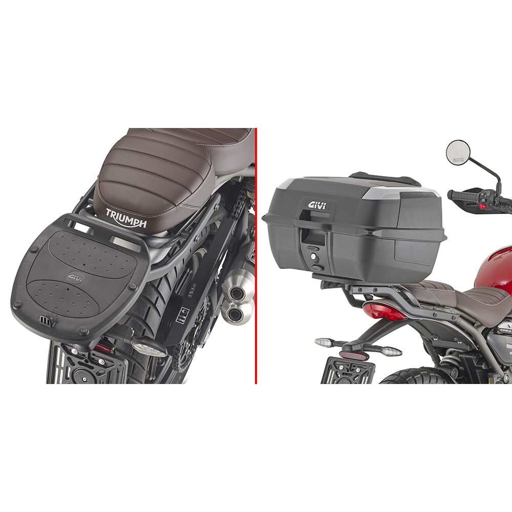 GIVI SR6424 Attacco posteriore per bauletto MONOLOCK per TRIUMPH SCRAMBLER 400 X 2024 - SPEED 400 2024