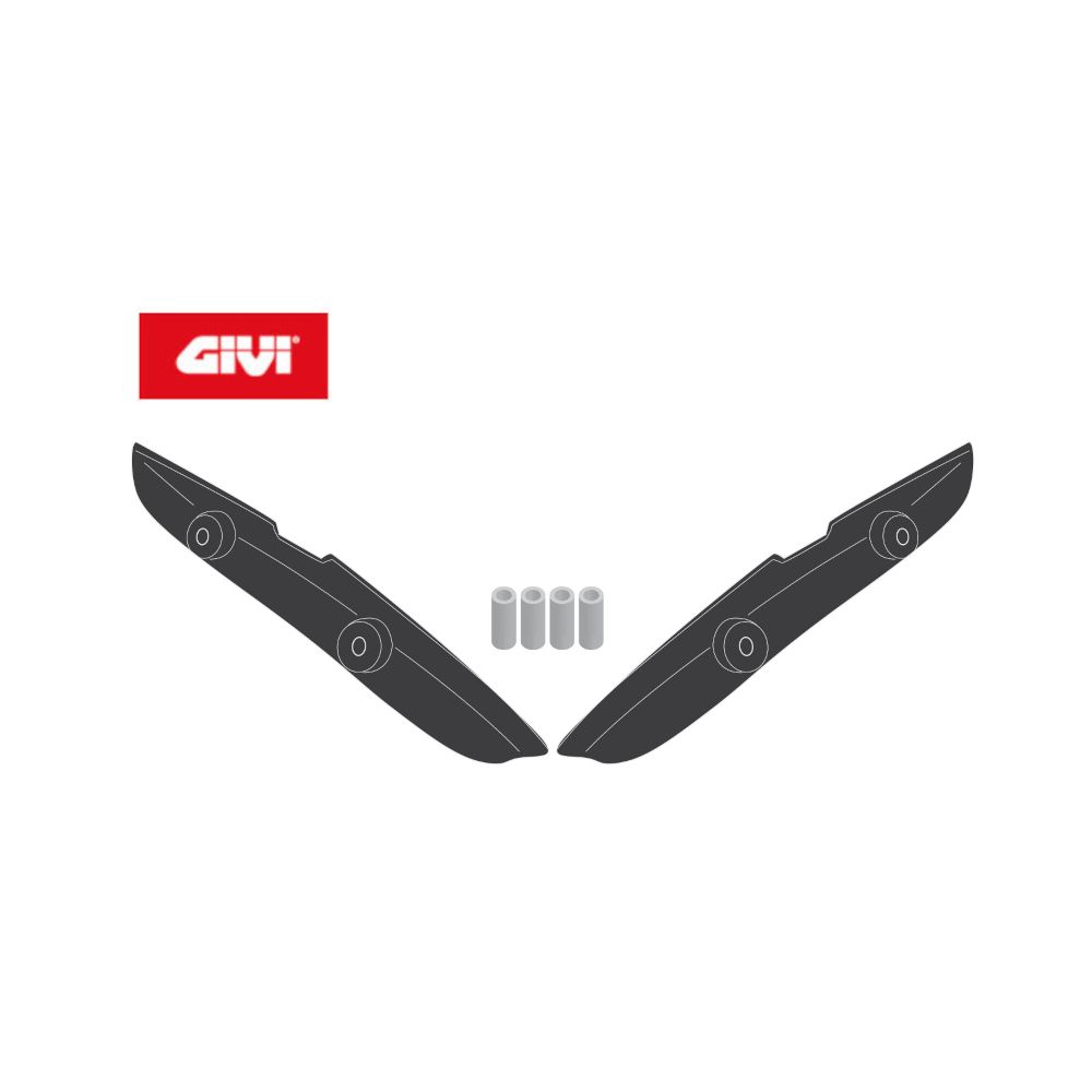 GIVI 6419KIT Kit specifico per montare il TE6419 senza l’attacco per il bauletto posteriore SR6419