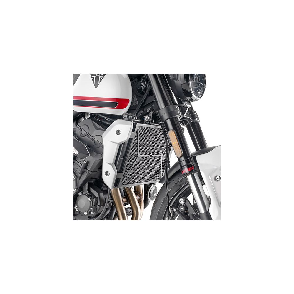 GIVI PR6419 Protezione specifica per radiatore in acciaio inox verniciato nero per TRIUMPH TRIDENT 660 2021 / 2023