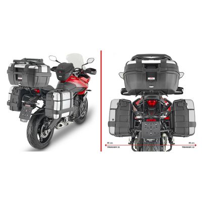 GIVI PLO6421MK Portavaligie laterale PL ONE-FIT per valigie MONOKEY per TRIUMPH TIGER SPORT 660 2022 / 2023