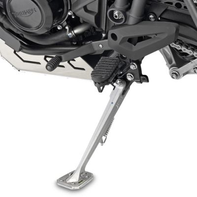 GIVI ES6401 Supporto per allargare superficie appoggio cavalletto laterale originale per TRIUMPH TIGER 800 / XC / XR 2011 / 2017