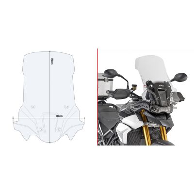 GIVI D6418ST Cupolino trasparente per TRIUMPH TIGER 900 RALLY 2020 / 2023