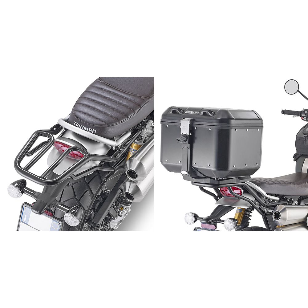 GIVI SR6416 Attacco posteriore per bauletto MONOKEY per TRIUMPH SCRAMBLER 1200 2019 / 2023