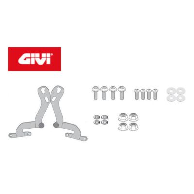 GIVI 100ALB Cupolino Race Cafe in alluminio anodizzato nero con attacchi per TRIUMPH SCRAMBLER 1200 2019 / 2023