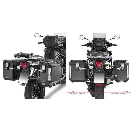 GIVI PL6408CAM Portavaligie laterale per valigie MONOKEY CAM-SIDE Trekker Outback