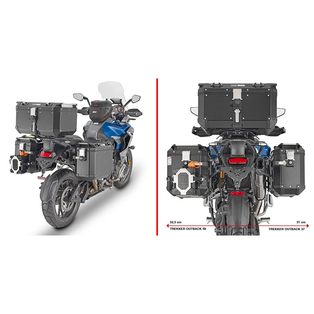 GIVI PLO6423CAM Portavaligie laterale PL ONE-FIT per valigie MONOKEY CAM-SIDE Trekker Outback