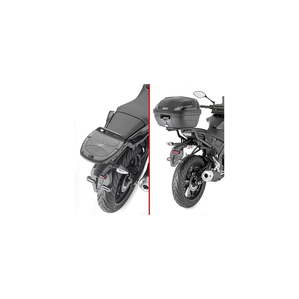 GIVI SR2166 Attacco posteriore per bauletto MONOLOCK per YAMAHA MT-125 2020 / 2023