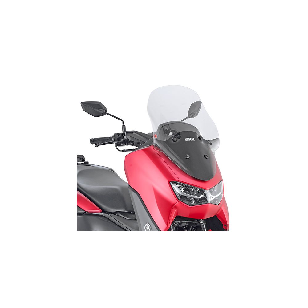 GIVI 2153DT Parabrezza trasparente con attacchi per YAMAHA N-MAX 125 / 155 2021 / 2023