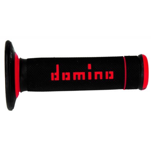 DOMINO A020 OFF-ROAD coppia manopole nero rosso