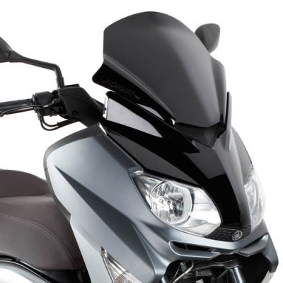 GIVI D446B Parabrezza basso e sportivo nero lucido per YAMAHA X-MAX 125 / 250 2010 / 2013