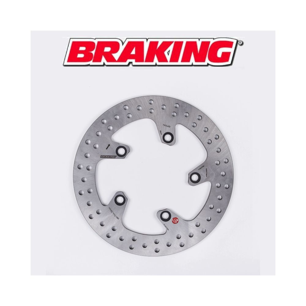 BRAKING YA44RI Disco Freno Posteriore tondo fisso R-FIX