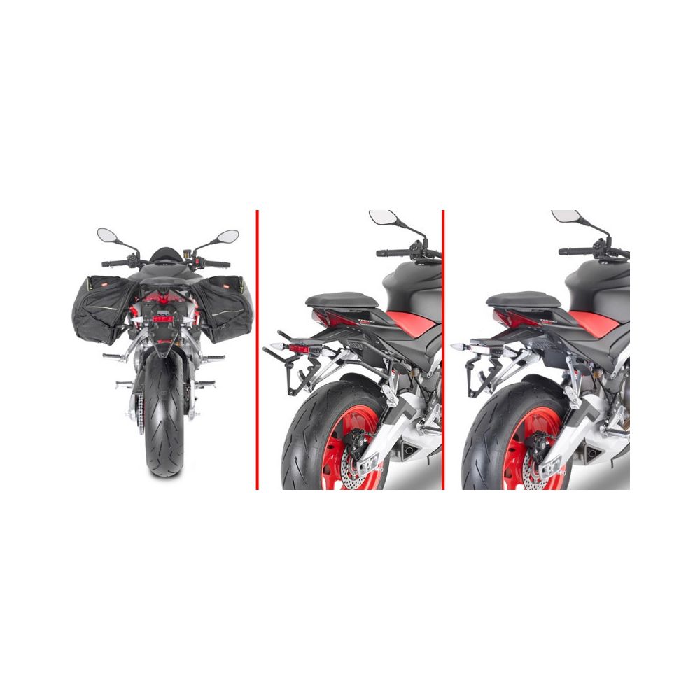 GIVI TR2157 Telaietti specifici REMOVE-X a sgancio rapido per borse soffici laterali per YAMAHA MT-07 2018 / 2024