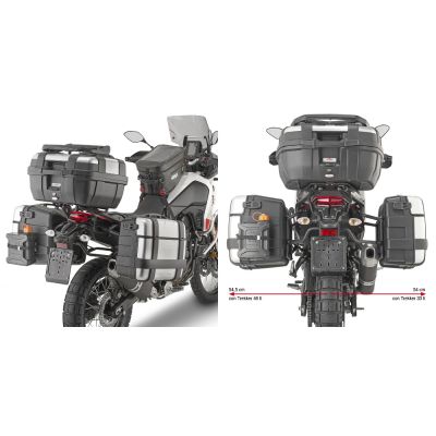 GIVI PLO2145MK Portavaligie laterale PL ONE-FIT per valigie MONOKEY per YAMAHA TENERE 700 2019 / 2024