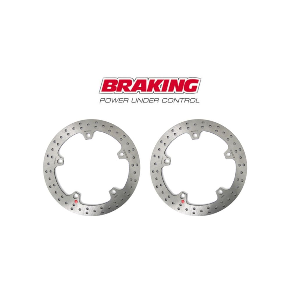 BRAKING RH7003 2 Dischi Freno Anteriore Tondo Flottante R-FLO