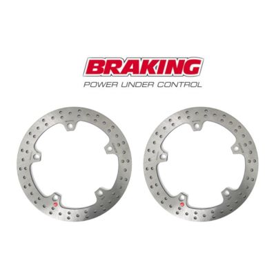 BRAKING RH7003 2 Dischi Freno Anteriore Tondo Flottante R-FLO