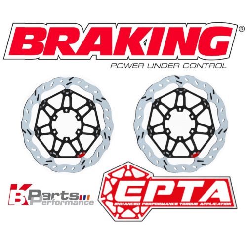 BRAKING EP155L EP155R 2 Dischi Freno Anteriore Wave Flottante EPTA