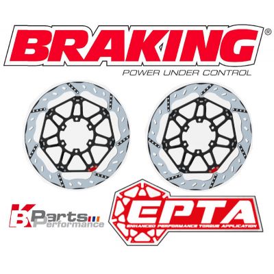 BRAKING EPR155L EPR155R 2 Dischi Freno Anteriore Wave Flottante EPTA