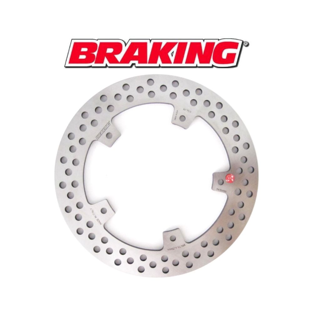 BRAKING RF7519 Disco Freno Posteriore tondo fisso R-FIX