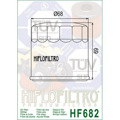 HIFLO Filtro Olio HF682