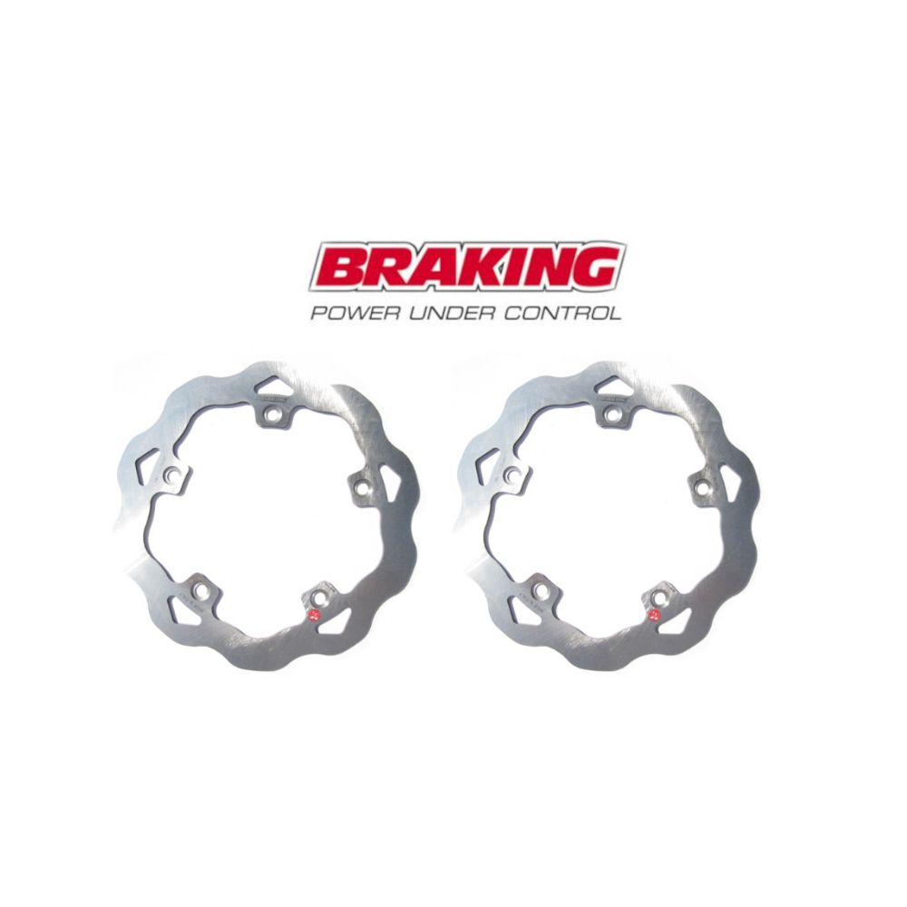 BRAKING WF8113 2 Dischi Freno Anteriore Wave Fisso W-FIX