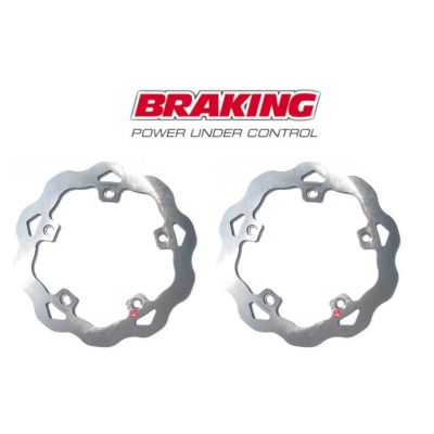 BRAKING WF8113 2 Dischi Freno Anteriore Wave Fisso W-FIX