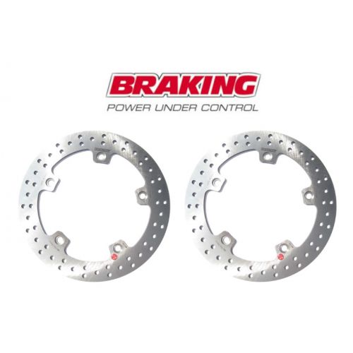 BRAKING RF8140 2 Dischi Freno Anteriore tondo fisso R-FIX