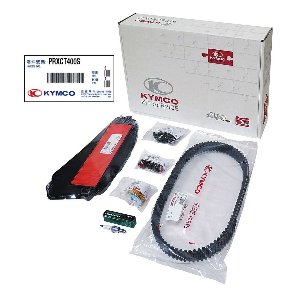 Kit tagliando revisione originale per KYMCO XCITING 400 I S IE 2018 / 2020