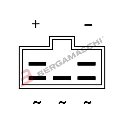 OKYAMI Regolatore trifase CC connettore 5 faston 12V 1 Connettore