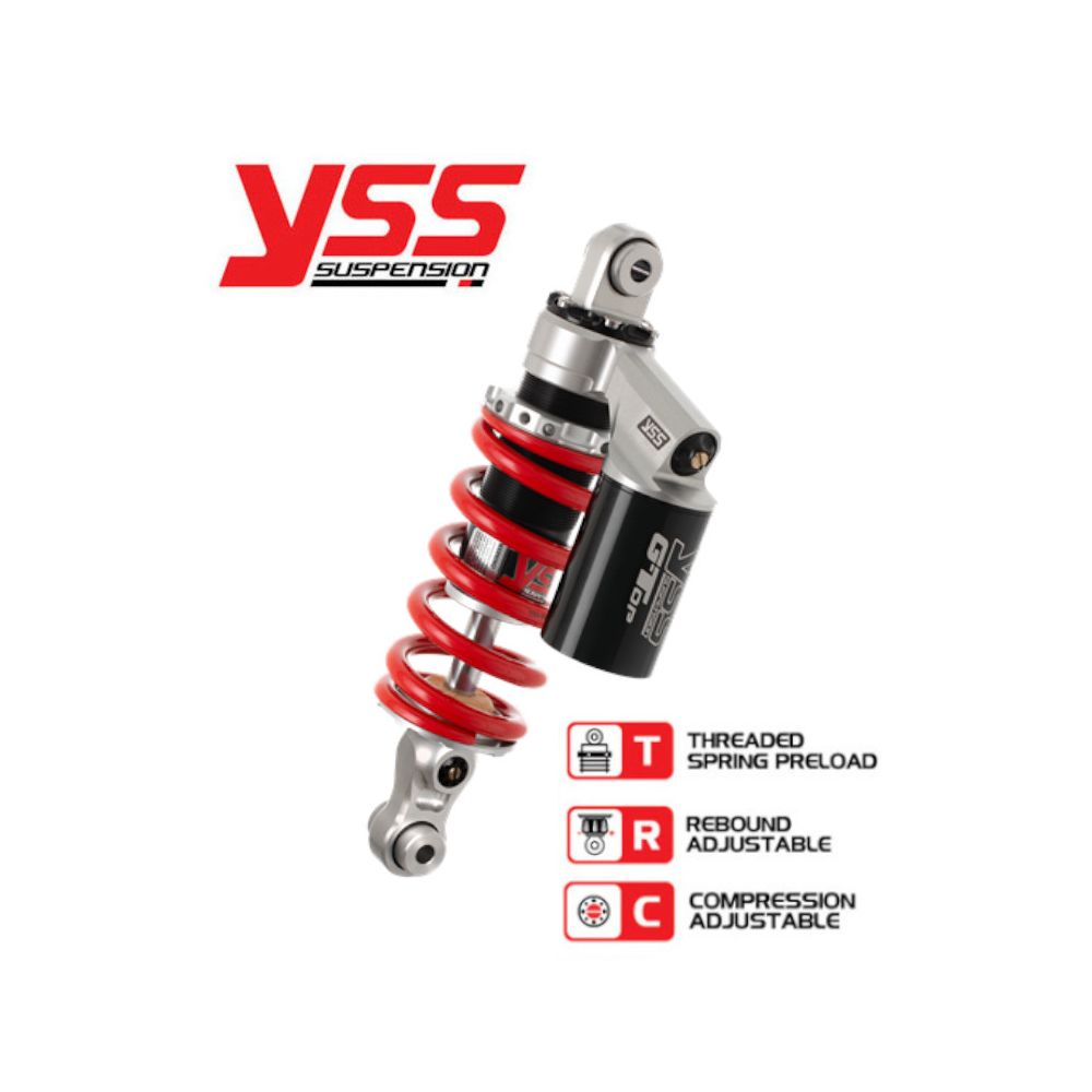 YSS MG456-345TRC-35-858 Mono Ammortizzatore posteriore a Gas con serbatoio