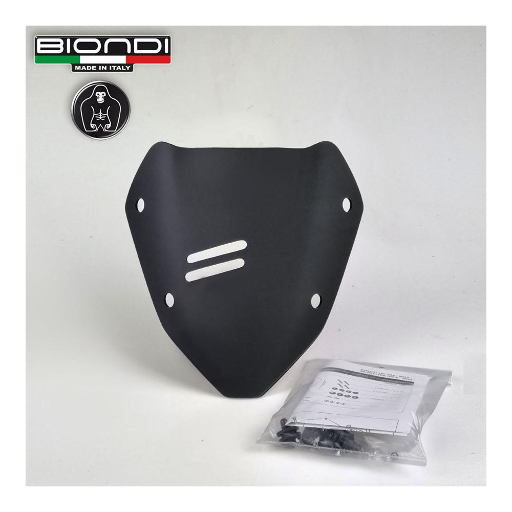 BIONDI 8010479 Cupolino Sport Nero satinato per BENELLI TRK 702 - TRK 702 X 2023 / 2024