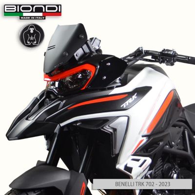 BIONDI 8010479 Cupolino Sport Nero satinato per BENELLI TRK 702 - TRK 702 X 2023 / 2024