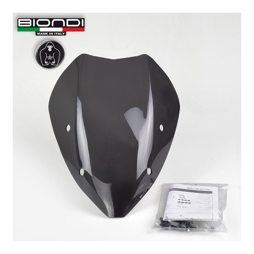 BIONDI 8010480 Cupolino Touring Fumé Scuro per BENELLI TRK 702 - TRK 702 X 2023 / 2024