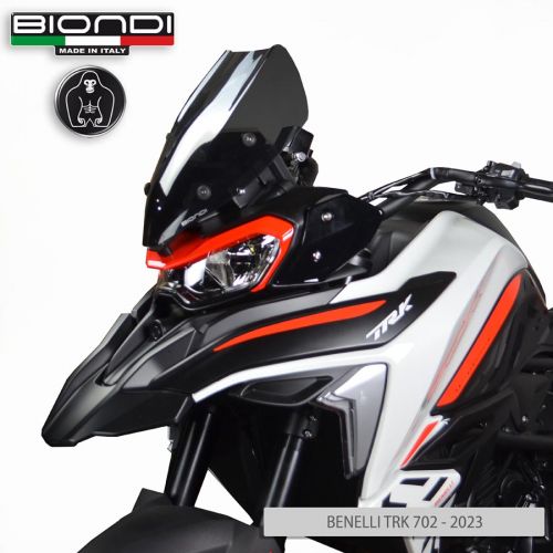 BIONDI 8010480 Cupolino Touring Fumé Scuro per BENELLI TRK 702 - TRK 702 X 2023 / 2024