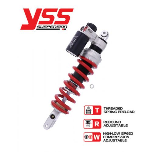 YSS  MG456-395TRW-27-858 Mono Ammortizzatore Posteriore a Gas con serbatoio