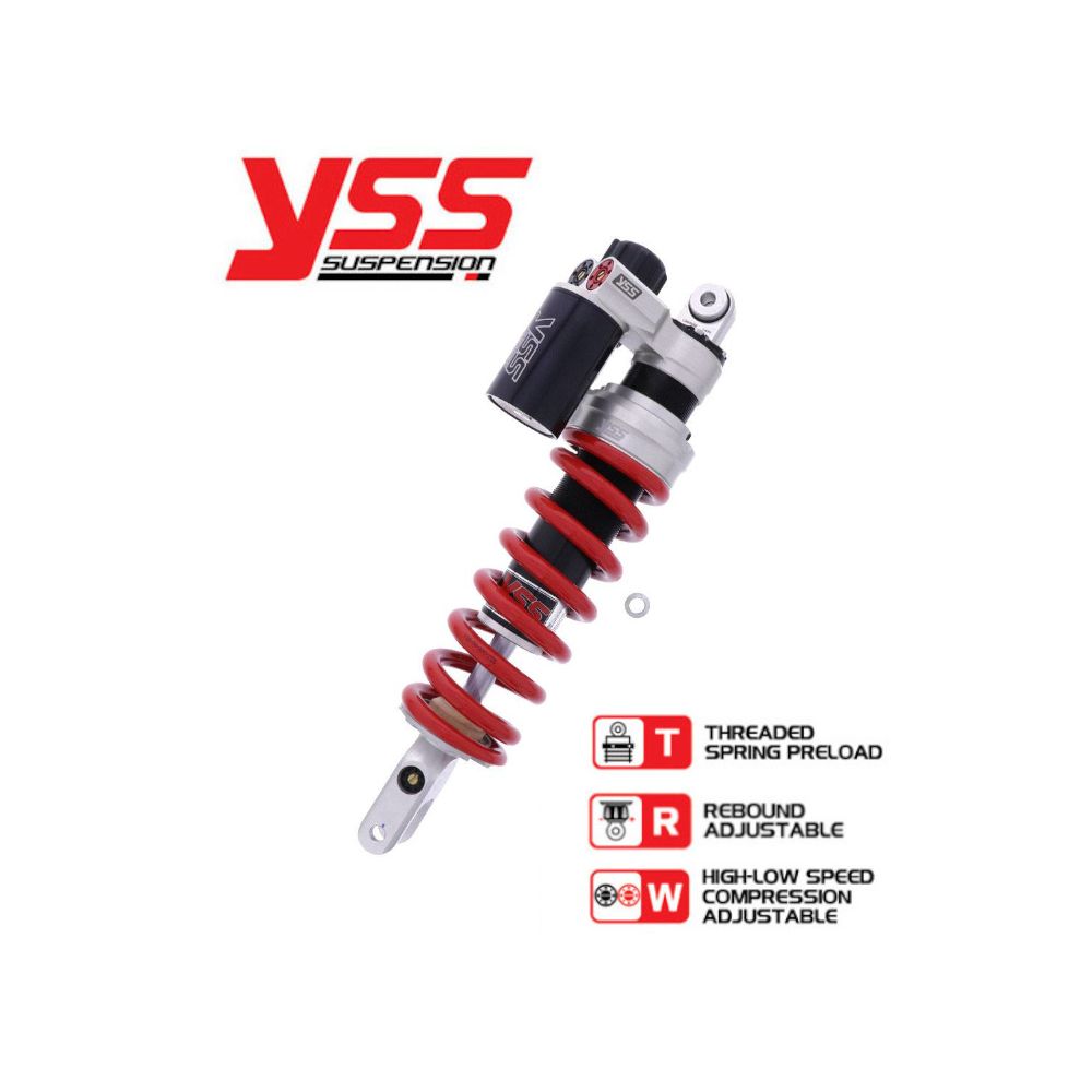 YSS  MG456-395TRW-27-858 Mono Ammortizzatore Posteriore a Gas con serbatoio