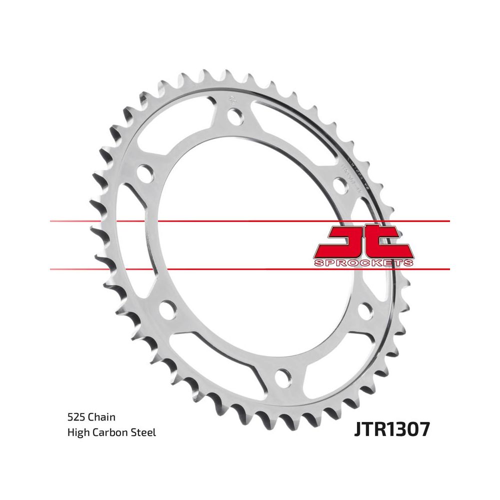 JT JTR1307.42 Corona in acciaio passo 525 denti 42