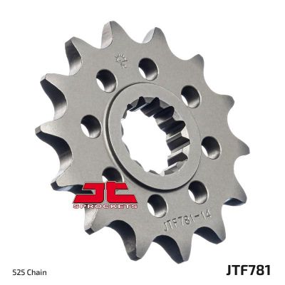 JT JTF781.14 Pignone in acciaio passo 525 denti 14