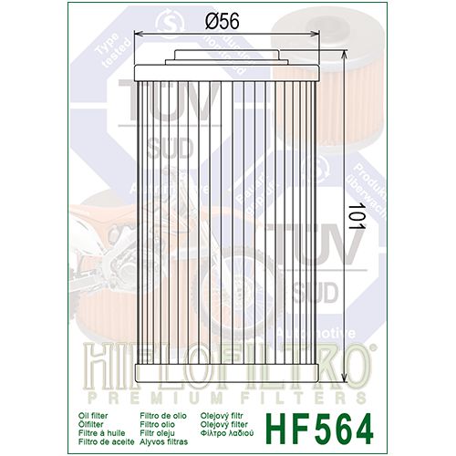 HIFLO FILTRO OLIO HF564