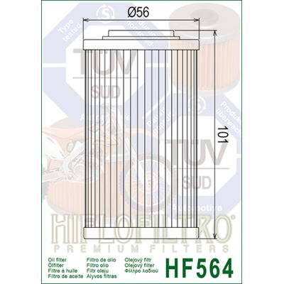 HIFLO FILTRO OLIO HF564