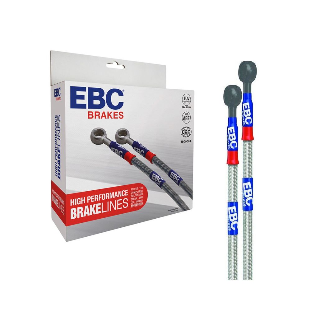 EBC BLM2153-4R Tubi freno posteriore intrecciati in acciaio inossidabile