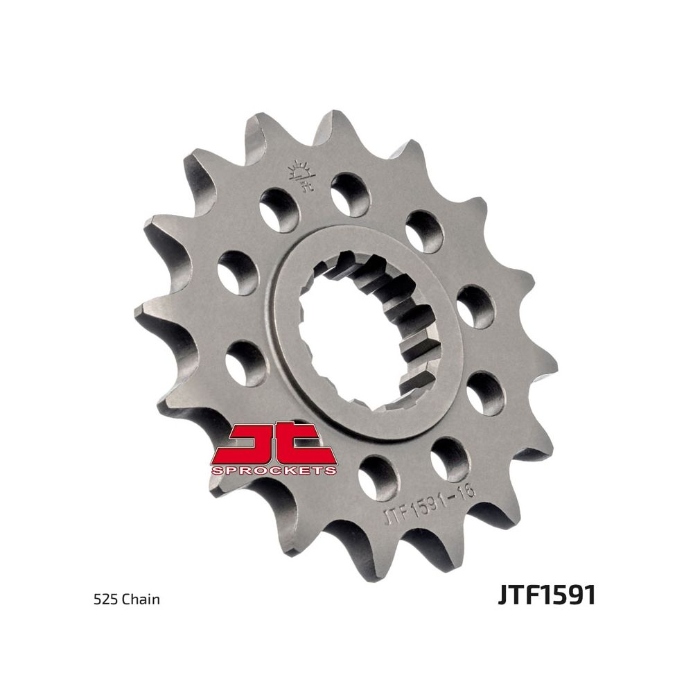 JT JTF1591.16 Pignone in acciaio passo 525 denti 16